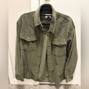 American Eagle Outfitters Olive Corduroy Jacket